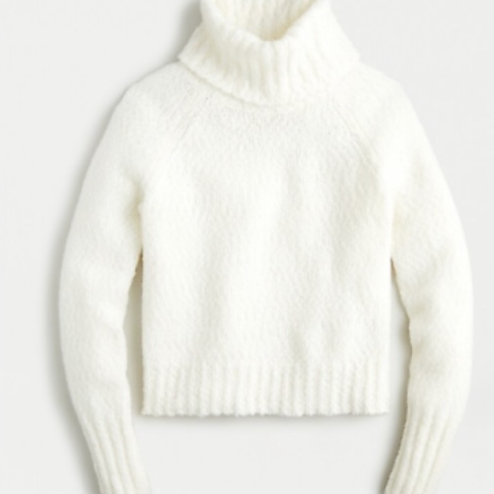 J. Crew Chunky Alpaca Turtleneck Sweater